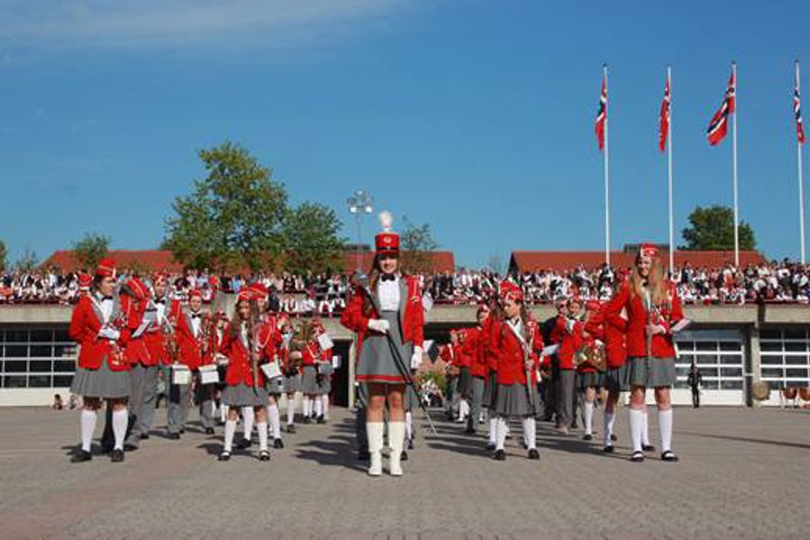 Bilde av Huseby skolekorps