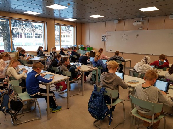 Laeringsbrett i bruk