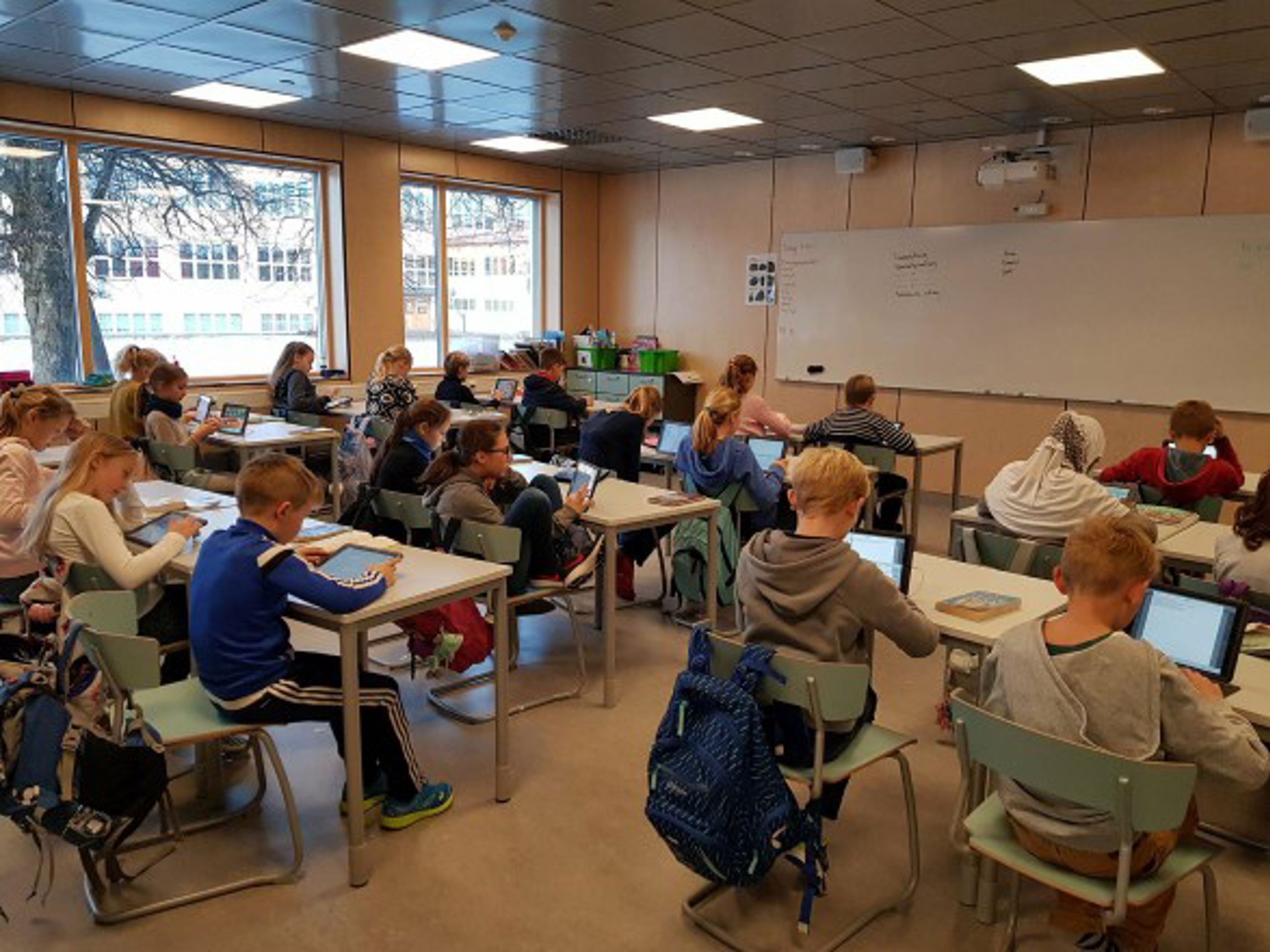 Laeringsbrett i bruk